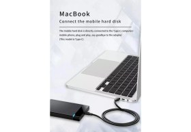 Resim Blue Wings 1 Metre Type C To Micro USB B Kablo Type C Harici Harddisk Kablosu Type C Tomicrob 