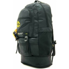 Resim Montana Unisex Siyah Körüklü 65 Lt Kapasiteli Dağcı Sırt Çantası Çok Renkli 