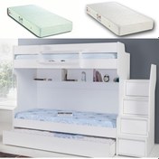 Resim Setaymobilya Ranza, Cesur Beyaz Ranza + 2 Adet Comfort Yatak, Setay Genç Odası 