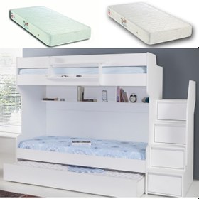 Resim Setaymobilya Ranza, Cesur Beyaz Ranza + 2 Adet Comfort Yatak, Setay Genç Odası 