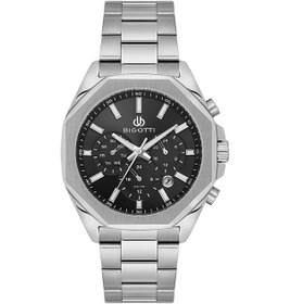 Resim Bigotti Erkek Kol Saati Esbg.b.10687-2 Metal Kordon 43 Mm Kasa Çapı Gümüş 