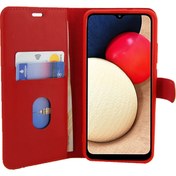 Resim Coverzone Galaxy S20 Plus Standlı Para Gözlü Kapaklı Trendx Cüzdan Kırmızı 