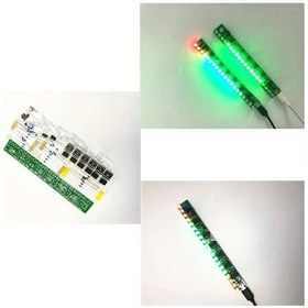 Resim Dashanshop Ses Kontrollu Usb Ses Spektrum Işık Kit 1 Set Dıy Elektronik Lehimleme Parçaları 