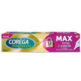 Resim Corega Max Tutuş Konfor - Diş Protezi Yapıştırıcı Krem 40gr 