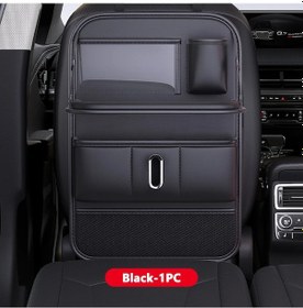 Resim Katlanabilen Tepsi Çok Cep Araba Arka Koltuk Ile Seametal Araba Koltuk Arka Organizatörü 1 Pc 