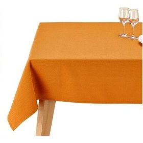 Resim Duck Kumaş Masa Örtüsü Leke Tutmaz Turuncu Seçenekli İlan 