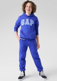 Resim GAP Erkek Çocuk Relaxed Logo Jogger Mavi Eşofman Altı 