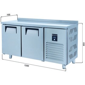 Resim Galleyz Tezgah Tip Buzdolabı - 2 Kapılı - 150x70x85 Cm 