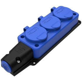 Resim Bemis Bv2-1402-3613 ,220v 16-amper 3'lü Kaucuk Mavi Priz 