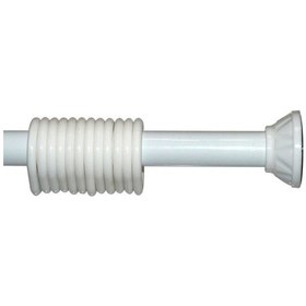 Resim Banyo Perde Borusu Halkalı Düz 200 cm Çok Renkli 