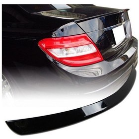 Resim Mercedes W204 C Serisi Kasa Spoiler Piano Black Boyalı 