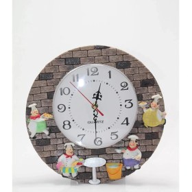 Resim Duvara Asmalı Aşcı Tasarımlı Polyester Saat ALK1539 