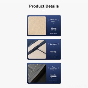 Resim Suofeng Usb Çiftli Fanlı Otomobil Koltuk Yastığı - Buz Ipi Materyal - 3 Seviye Hız Ayarı - Hızlı Soğutma - Ev/ofis/araç Uyumlu - Lacivert 