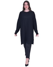 Resim İnvee Ripple Triko Hırka Siyah-659 Siyah 