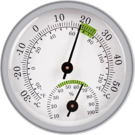 Resim Three Beans 1 Adet / Grup 2 In 1 Higrometre ve termometre Puro Higrometre ve sıcaklık, Puro Neme Için 57MM | Puro Aksesuarları - (Yurt Dışından) 