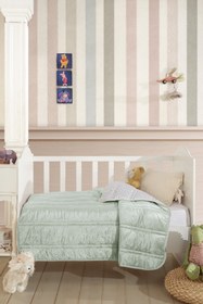 Resim Elart Fancy Bebek Yorgan (150x100 cm) Adaçayı - Adaçayı 