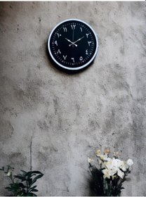 Resim 36 Cm Arapça Rakamlı Dekoratif Duvar Saati Açık 