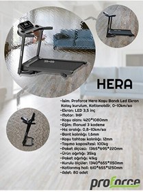Resim Proforce Hera Eğimli Katlanabilir Koşu Bandı 