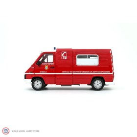 Resim 1:18 OTTO 1980 Renault Master T30 VSAB Pompiers 999 Limitli 