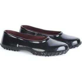 Resim Moda Ayakkabı 5210 Mes Siyah Astarlı Kadın Lastik Babet Ayakkabı Siyah 