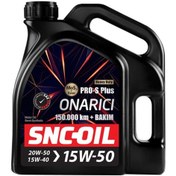 Resim Snc Oil 150.000 + Bakım Pro-S Plus 15W-50 Yarı Sentetik Motor Yağı 4 L 