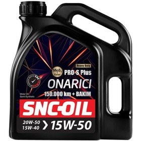 Resim Snc Oil 150.000 + Bakım Pro-S Plus 15W-50 Yarı Sentetik Motor Yağı 4 L 