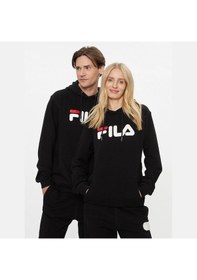 Resim Siyah Fila Kapşonlu Sweatshirt Barumini Fau0068 Siyah 