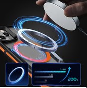 Resim Nihcase İphone Uyumlu 16 Pro Kılıf Magsafe Özellikli Kaymaz Kenar Lamer Kapak 