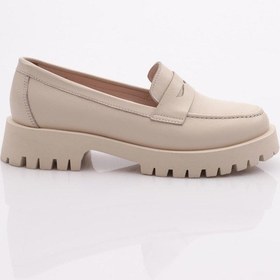 Resim Dgn 2842 Kadin Loafer Ayakkabi 2842-730-R0152 Bej 