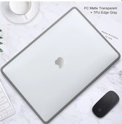 Resim Macbook Uyumlu Pro 16 İçin Laptop Kılıfı M1 A2485 2021 Macbook Uyumlu Pro 14 A2442 Funda Pro Transparent-gray A2159 A1989 A1706 Kılıf 