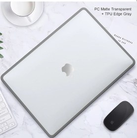 Resim Macbook Uyumlu Pro 16 İçin Laptop Kılıfı M1 A2485 2021 Macbook Uyumlu Pro 14 A2442 Funda Pro Transparent-gray A2159 A1989 A1706 Kılıf 