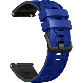 Resim Cloud011 Suunto Race Huawei Gt5 Pro Gt4 Gt3 İçin 22mm Silikon Kayış Zeblaze Coros Yedek Bileklik Deep Blue 