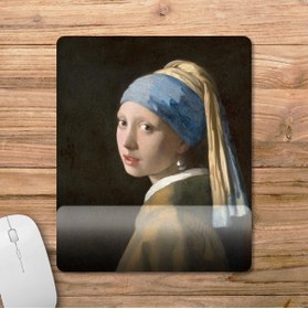 Resim Genel Markalar Johannes Vermeer - Inci Küpeli Kız Bilek Destekli Mousepad Model - 1 