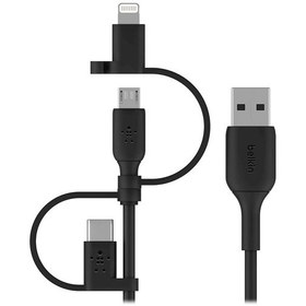Resim Belkin Evrensel Kablo 3'ü 1 Arada Usb-c, Lightning, Micro-usb Şa 