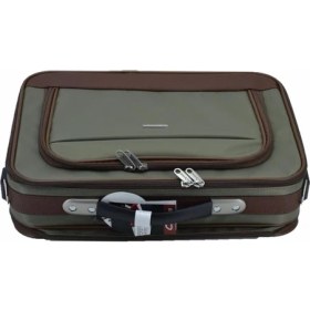 Resim Ççs Kasalı Lüx Kabin Boy Evrak ve Business Çanta Yeşil 48 cm 