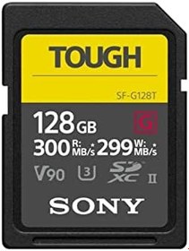 Resim Sony SF-G128T SD Hafıza Kartı (128 GB, UHS-II, SD Tough, G Serisi) 