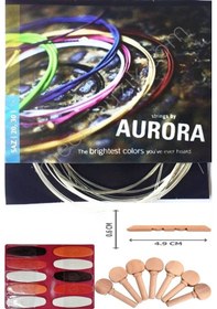 Resim Aurora Uzun 0.20 Bağlama Tel Seti +7 Adet Saz Burgu 