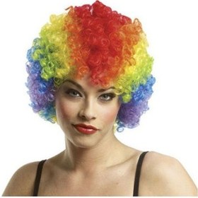 Resim Karışık Renkli Kabarık Bonus Saç Peruk 