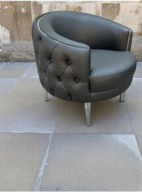 Resim 2 Adet Tekli Berjer, Deri Ofis Büro Koltuğu Imalattan Siyah 