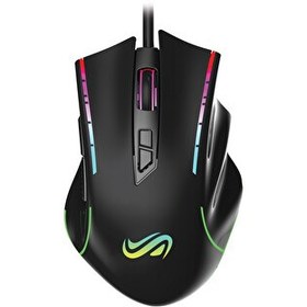 Resim GTX Mamba W05-603 12800 DPI USB RGB Siyah Oyuncu Mouse 