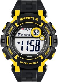 Resim Dijital Spor Erkek Genç/Çocuk Kol Saati Kronometre Alarm 3ATM CHR904 