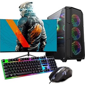 Resim I3 10100F 16GB 240SSD 1TB HDD 4GB GTX1650 24" Monitörlü (Gaming SET) Rogame