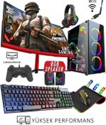 Resim DMC N83x (PUBG,GTA 5) I5 9400f,16gb,500gb Hdd,256gb Ssd,4gb R7240 Gddr5,24'' Oyuncu Masaüstü Bilgisayar 