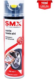 Resim Lastik Tamir Kiti 500ml Lastik Onarım Spreyi, Oto İlk Yardım, Acil Lastik Şişirici 