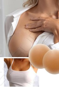 Resim sebura Ten Göğüs Ucu Kapatıcı Silikon Göğüs Ucu Gizleyici 