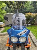 Resim Motocam Yamaha Tenere Xt 660 Z Siperlik Ön Cam 1991-1999 Model 36cm Füme Renkli 4mm 