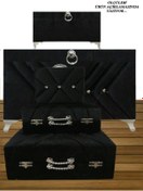 Resim Hasret Çeyiz Çeyiz Sandık Damat Nişan Bohça Çanta Bavul Gelin Sandığı 5li 0572 