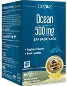 Resim 500 MG Balık Yağı 60 Kapsül Limon Aromalı 