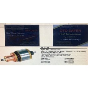 Resim Im2138 Marş Kollektörü Boxer-Daıly-Dodge 250-Same Traktor-As250 