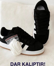 Resim madam gold Sneaker Ayakkabı Kaydırmaz Ortopedik Taban DAR KALIP BİR BEDEN BÜYÜK TERCİH EDİNİZ TERLİK HEDİYELİ 